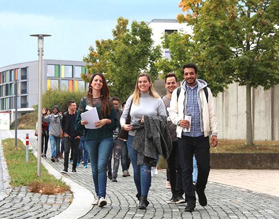 Students at Hof University